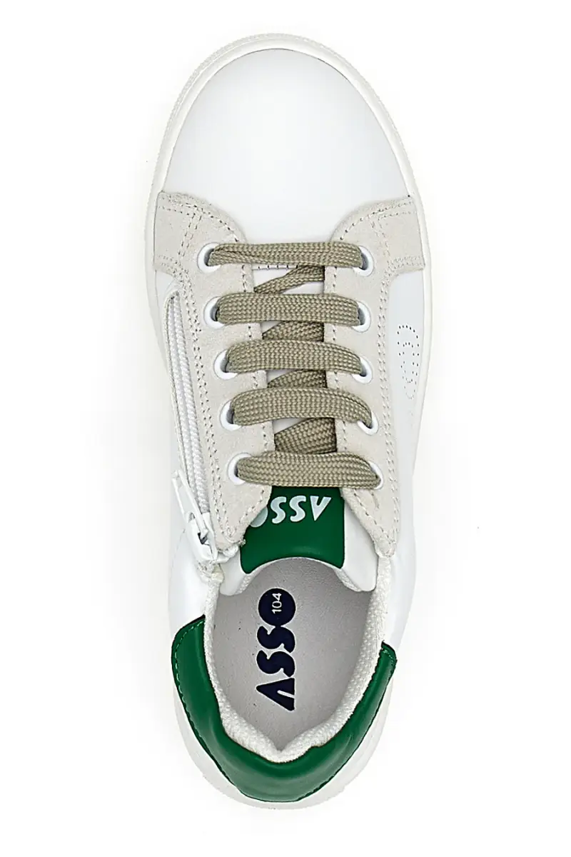 Sneakers Asso 14609 Bianche [BIANCO miniatura 5