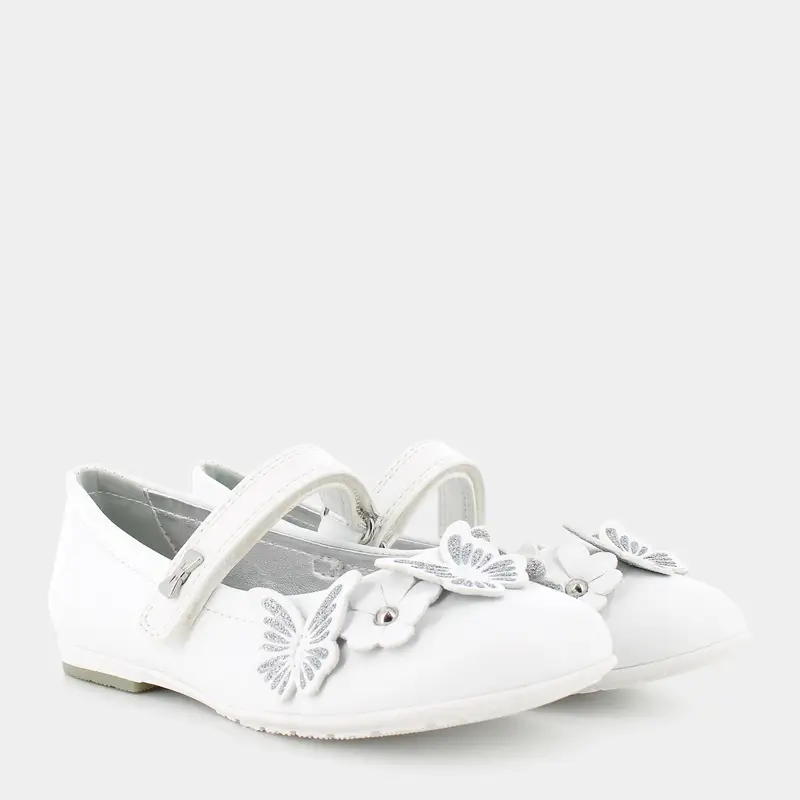 Sneakers Asso da Bambina, bianco miniatura 2