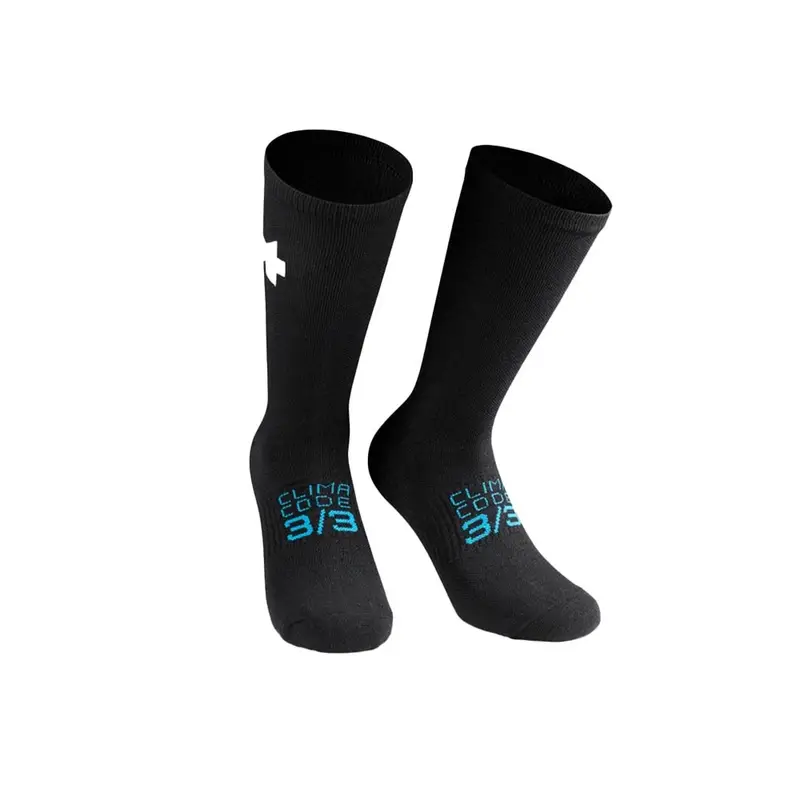 Calze Ciclismo Winter P1 Nero Series Uomo II