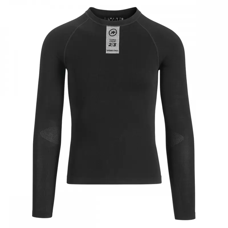 Maglia Ciclismo Skinfoil Spring Fall Nero Uomo III