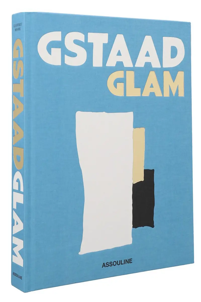 Libro 'Gstaad Glam' Azzurro