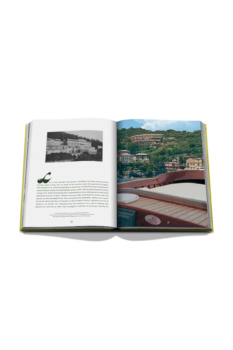 libro Splendido, the Radiant Stage of Portofin, English Verde miniatura 4