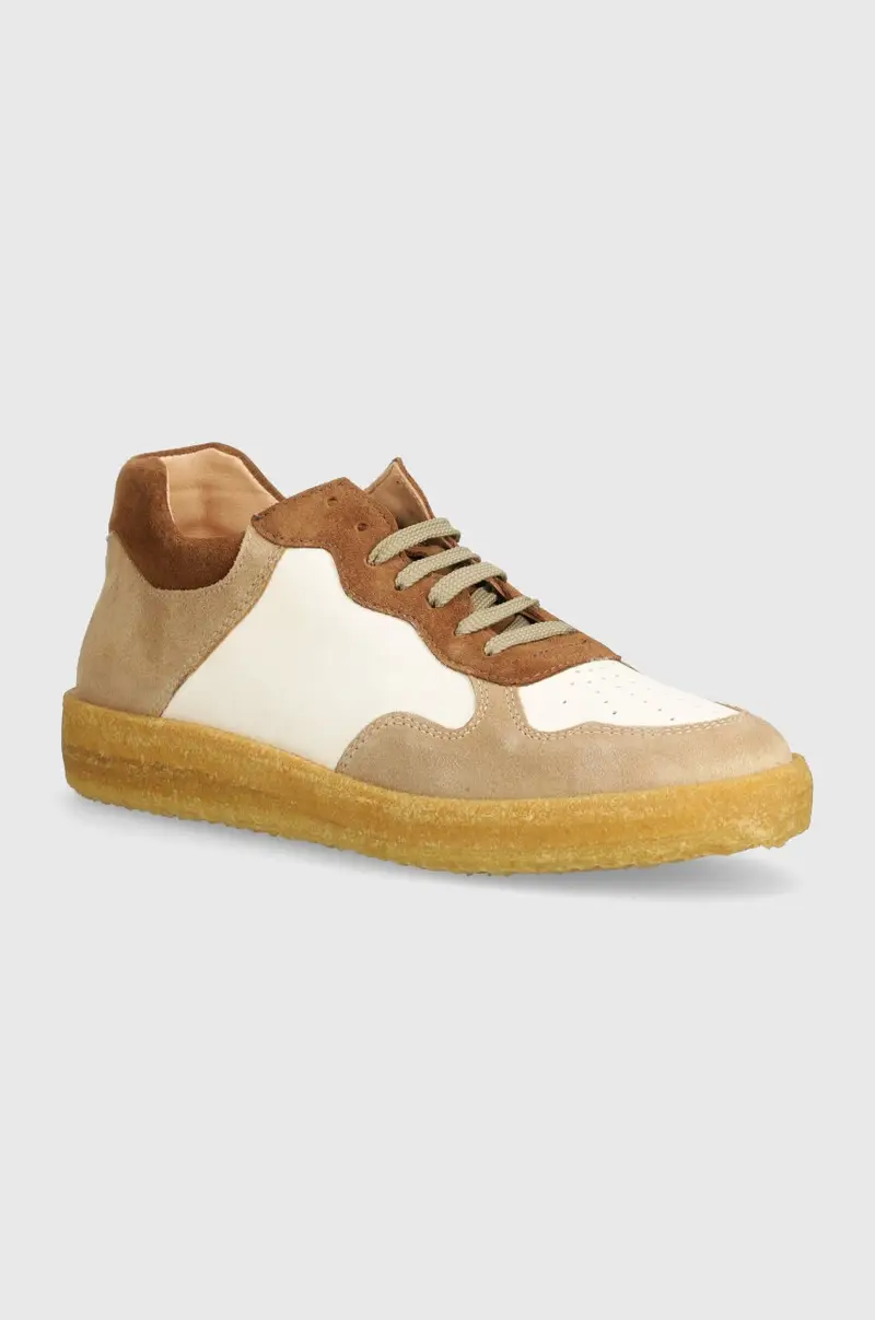 sneakers in pelle Tenniflex colore beige TENNIFLEX.B979.130