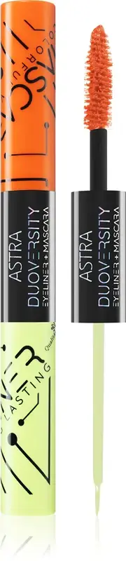 Astra Make-up Duoversity mascara e eyeliner 2 in 1 colore 03 Acid Lounge 2x3,5 ml