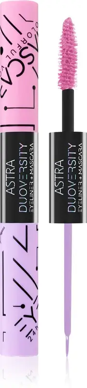 Astra Make-up Duoversity mascara e eyeliner 2 in 1 colore 05 X-Tatic Fairy 2x3,5 ml