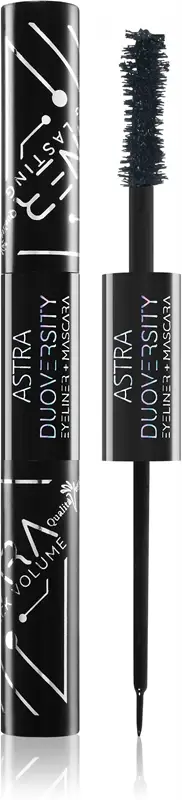 Astra Make-up Duoversity mascara e eyeliner 2 in 1 colore 07 nero Mirror 2x3,5 ml