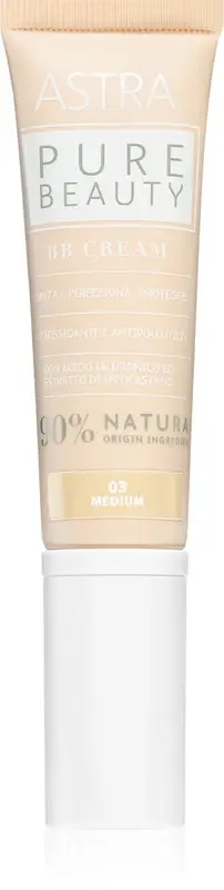 Astra Make-up Pure Beauty BB Cream idratante colore 03 Medium 30 ml