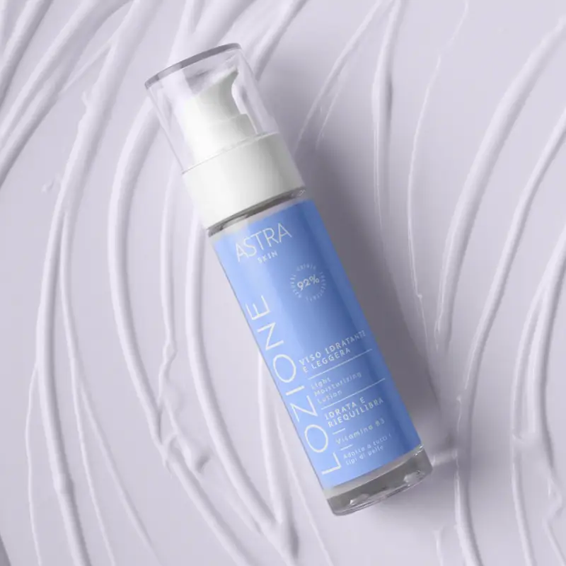 Astra Skin LOZIONE VISO IDRATANTE E LEGGERA - Crema viso pelle grassa miniatura 3