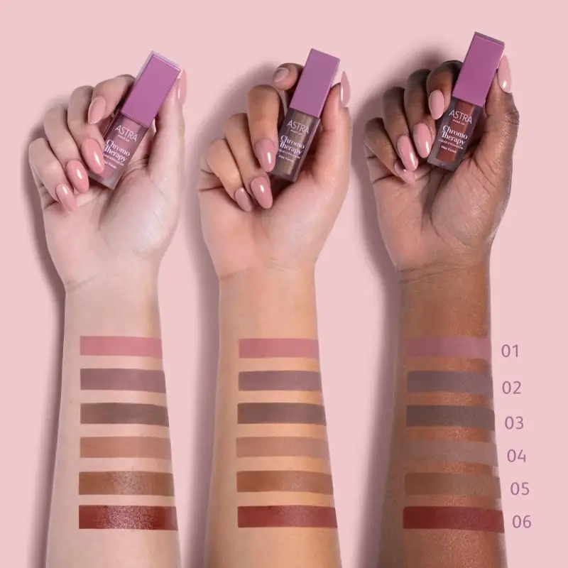 Labbra CHROMO THERAPY LIQUID EYESHADOW Mat finish 0002 - VELVET ENTROPY - Ombretti miniatura 4