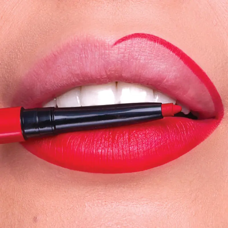 Labbra OUTLINE WATERPROOF lip pencil 0005 - MUST RED - Matita labbra miniatura 2