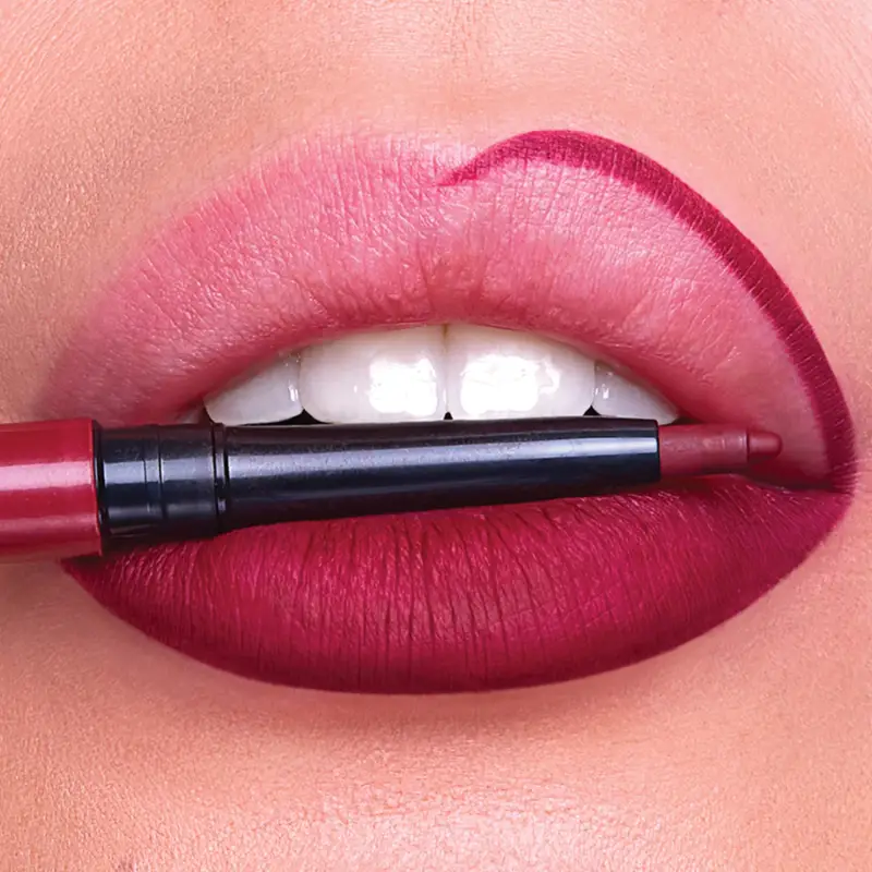 Labbra OUTLINE WATERPROOF lip pencil 0008 - ROYAL BURGUNDY - Matita labbra miniatura 2