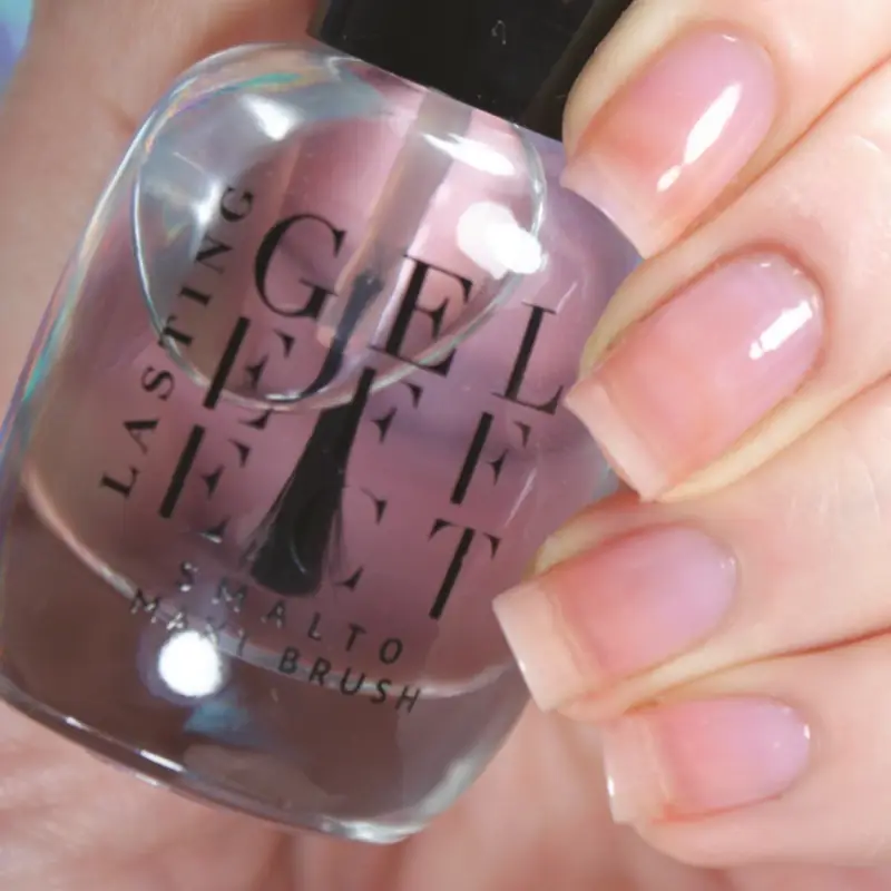 Unghie LASTING GEL EFFECT 01 - TRANSPARENT - Smalto gel e semipermanente miniatura 2