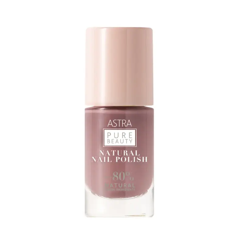 Unghie PURE BEAUTY NATURAL NAIL POLISH 0004 - GRAND PLUM - Smalto