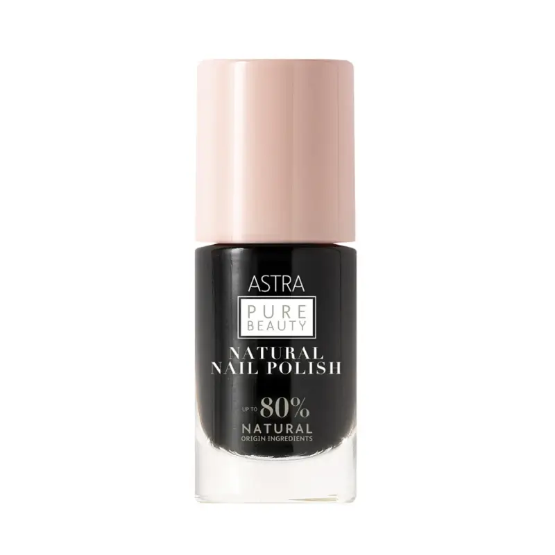 Unghie PURE BEAUTY NATURAL NAIL POLISH 0016 - BLACK RICE - Smalto