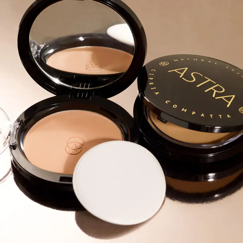 Viso NATURAL SKIN POWDER Polvere compatta effetto seta 0031 - NATURALE - Cipria miniatura 2