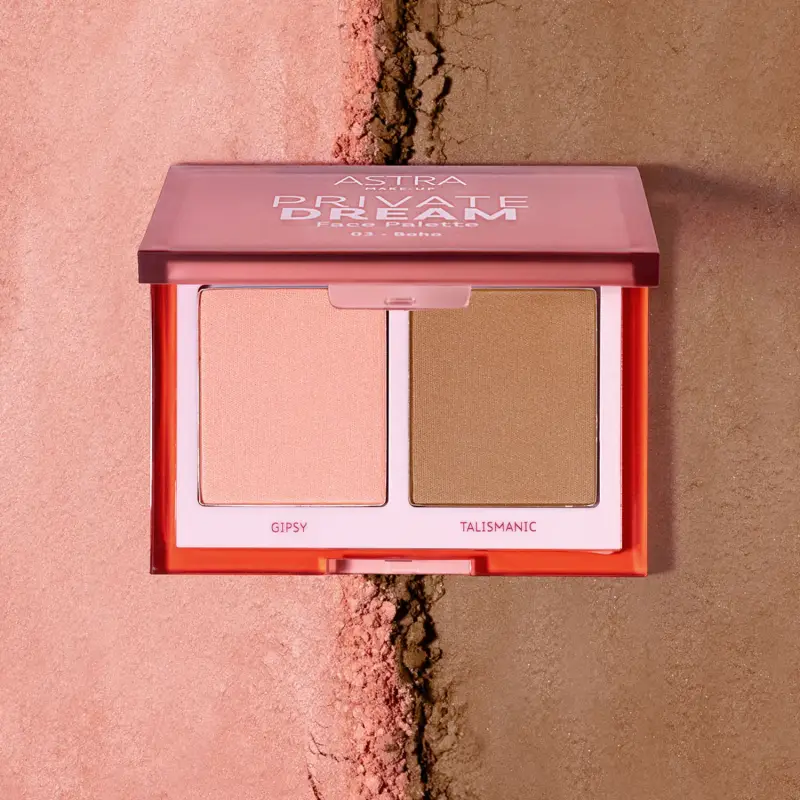 Viso PRIVATE DREAM face palette 03 BOHO - Terra viso, Palette viso, Blush, Contouring viso miniatura 4