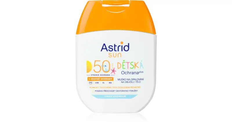 latte abbronzante per bambini SPF 50 60 ml