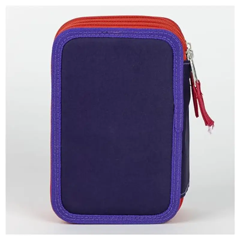 Astuccio a 3 scomparti di Sonic - Colore blu - 12, 5 x 6, 5 x 19, 5 cm - Realizzato in 100% poliestere - Chiusura con cerniera - Include accessori - Prodotto originale progettato in Spagna, blu, Astuccio miniatura 2