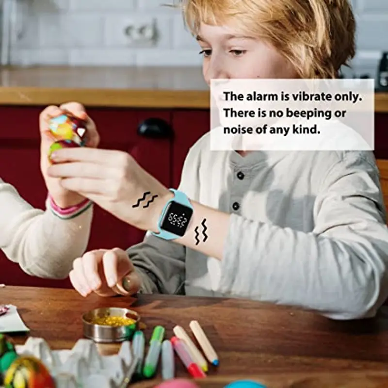 aswan watch Orologio Digitale Bambina Bambino con Contapassi, Calorie e Distanza senza App, Sveglia, Cronometro, Data miniatura 3