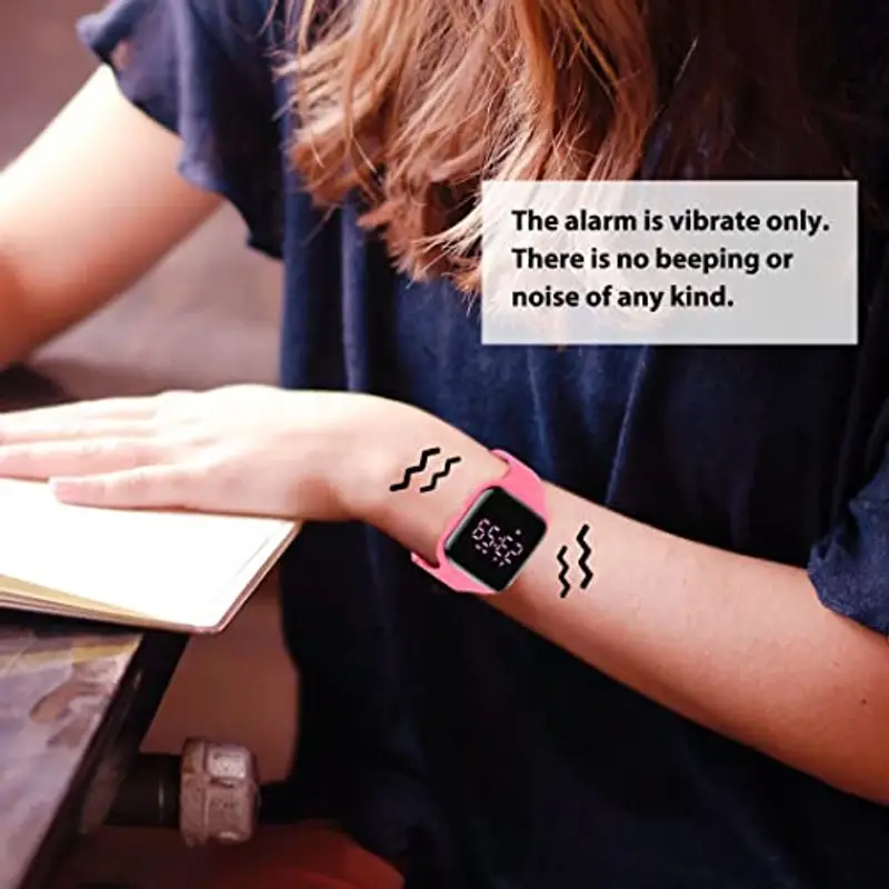 aswan watch Orologio Digitale Bambina Bambino con Contapassi, Calorie e Distanza senza App, Sveglia, Cronometro, Data, Luce-Orologio da polso Ragazza Ragazzo con Cinturino in Silicone miniatura 3