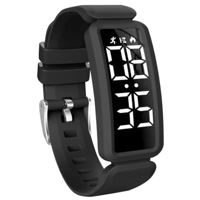 aswan watch Orologio Digitale Bambina Bambino con Cronometro,Contapassi,Distanza e Calorie Senza