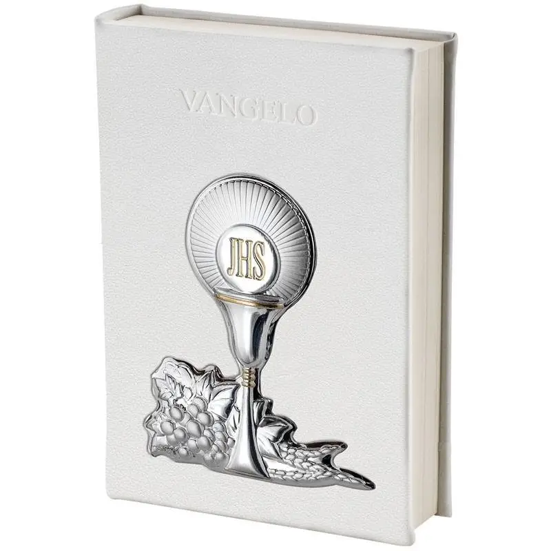 Bomboniera Vangelo In Pelle Con Calice - Atelier