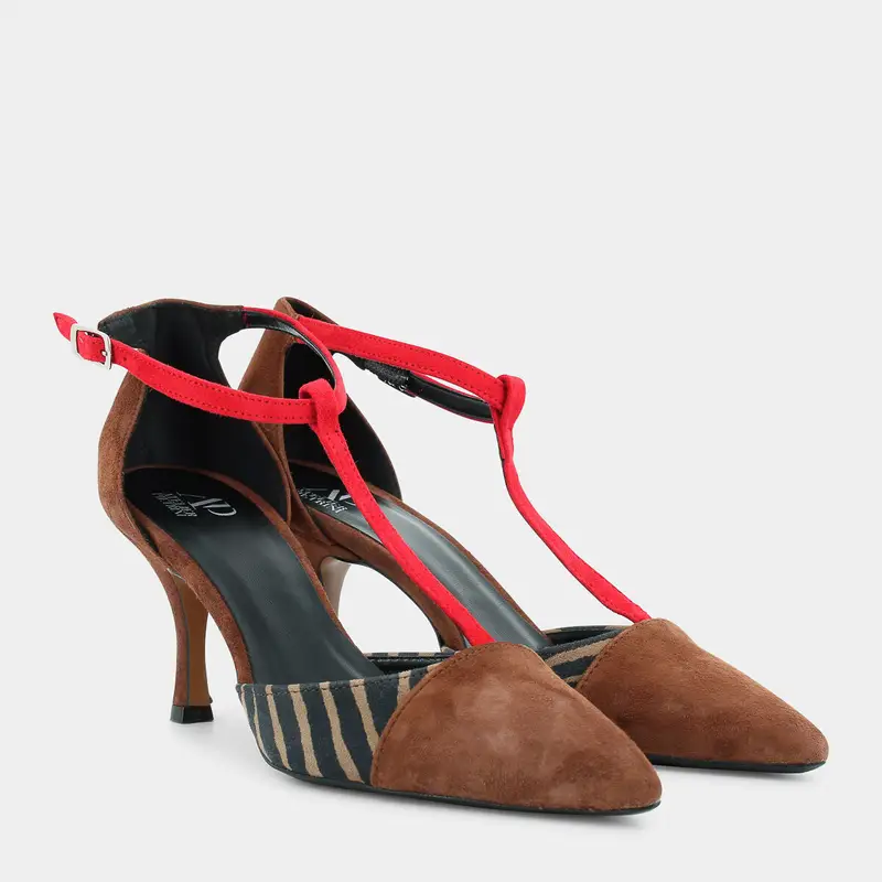 ATELIER PIETRINI Décolleté Donna Marrone 3479459 miniatura 2