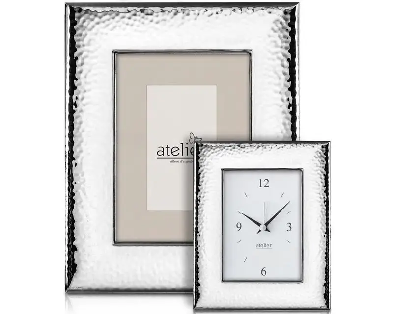 Portafoto In Argento Laminato - Collezione Pearl - Atelier