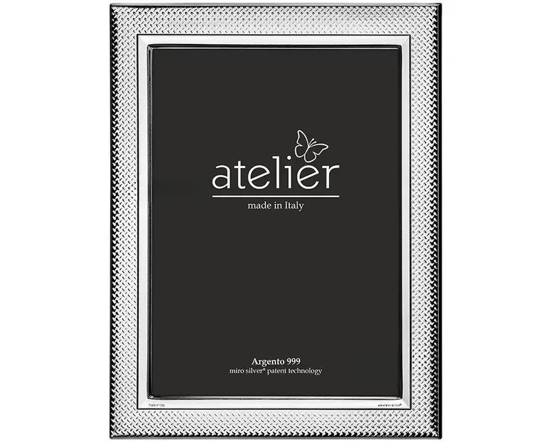 Portafoto In Argento Laminato Linda - Atelier