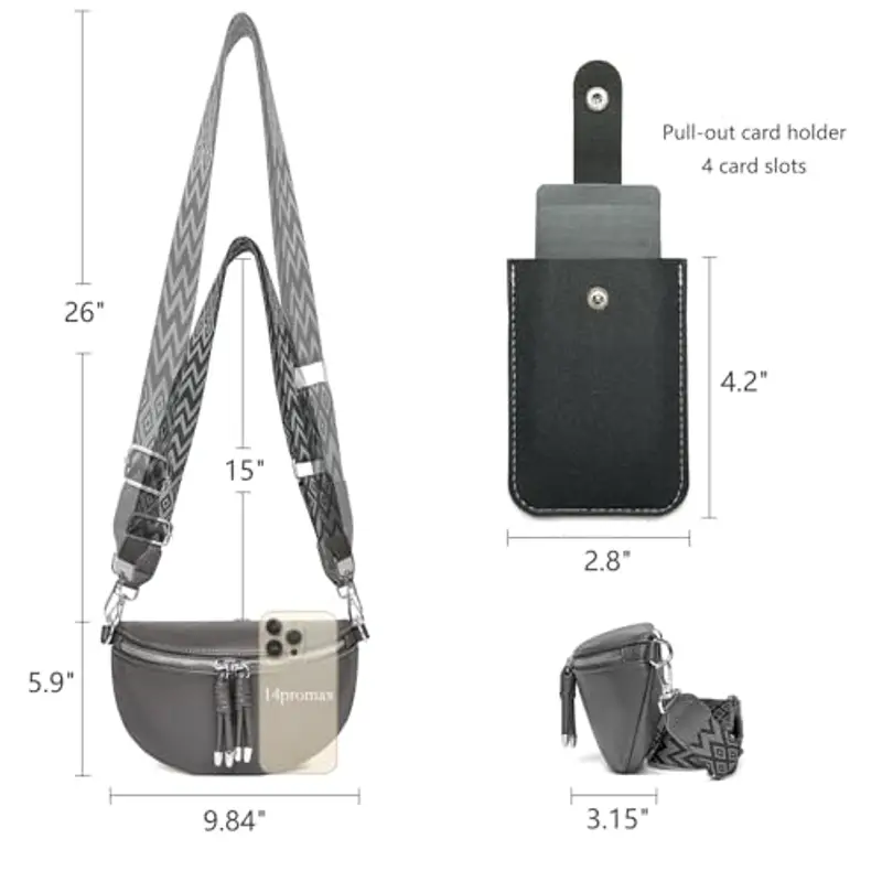 Atgbiem Marsupio Donna Blu 1601501 miniatura 3