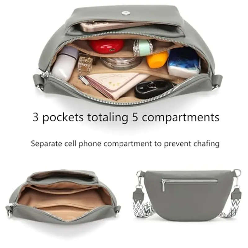 Atgbiem Marsupio Donna Verde 1601505 miniatura 3