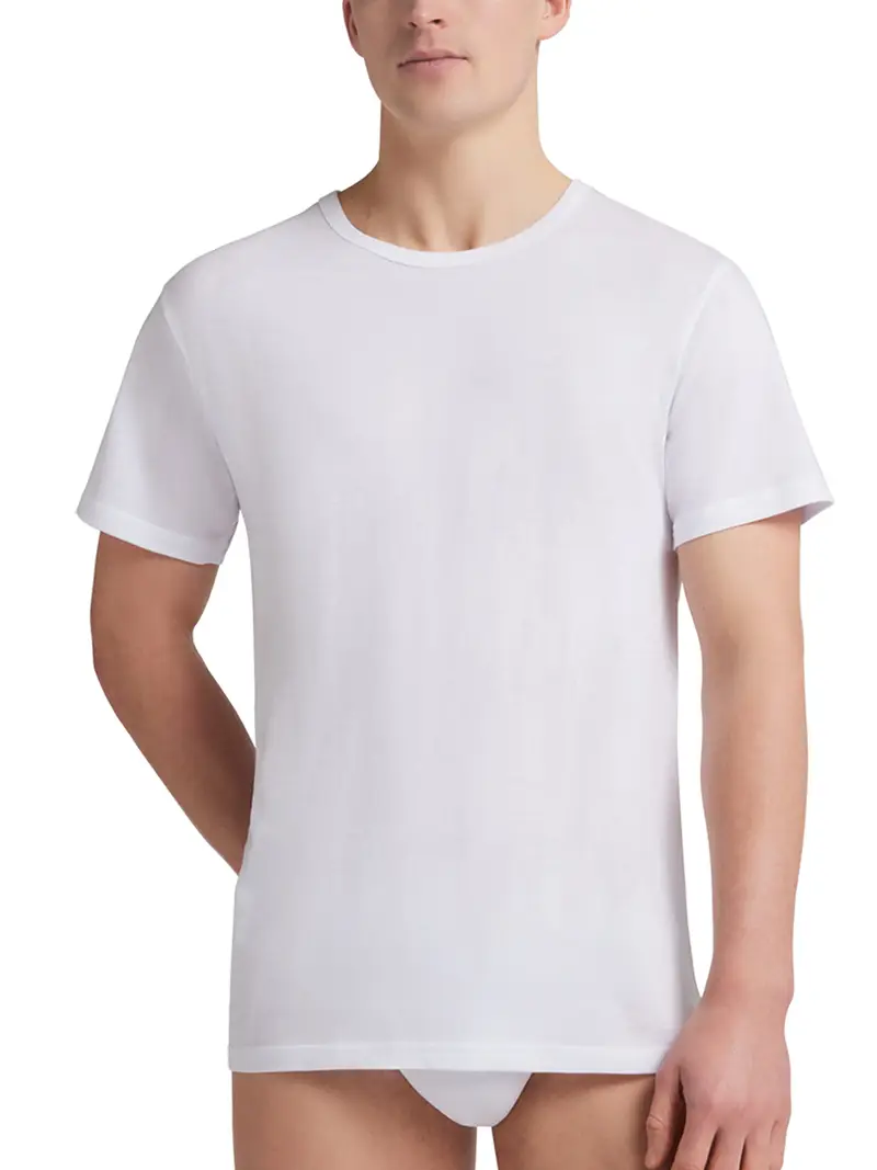Pack 3 T-Shirts ATHENA by Liabel girocollo manica corta uomo, cotone - BIANCO 115 / 4-M