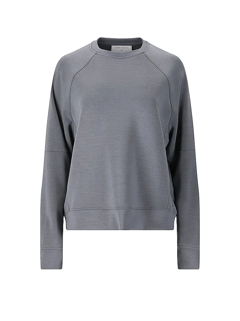 Felpa fitness da donna Jacey con girocollo grigio | 34