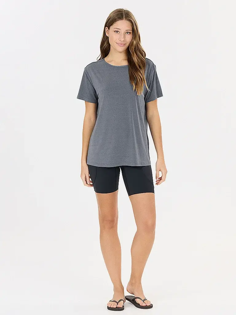 Fitnessshirt da donna Lizzy grigio | 34 miniatura 2