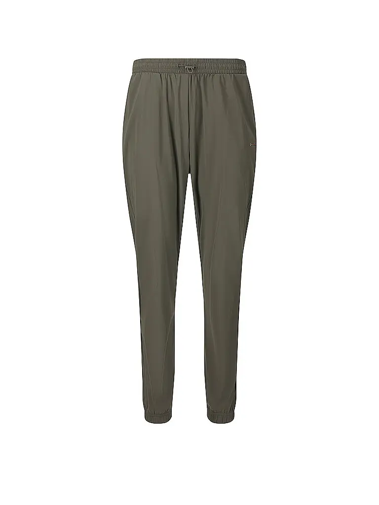 Pantaloni da fitness da donna Amis Stretch oliva | 38