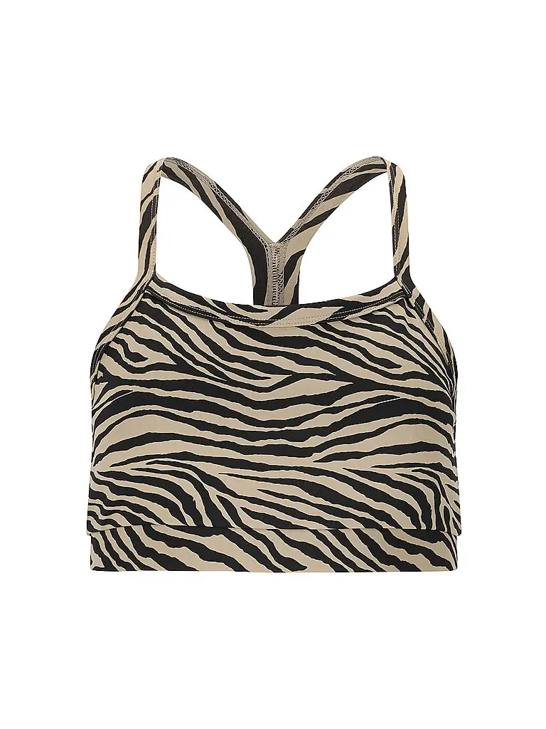 Reggiseno sportivo da donna Larissa Printed Low Support marrone | 34