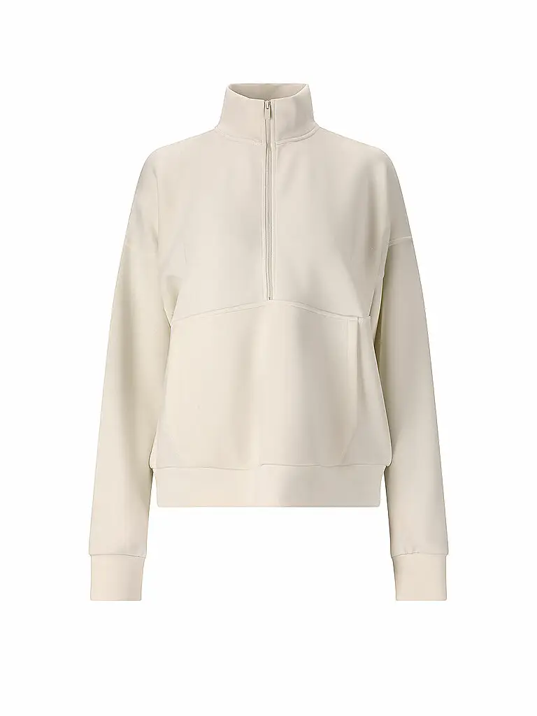 Sweater da donna Jillnana con mezza zip crema | 42