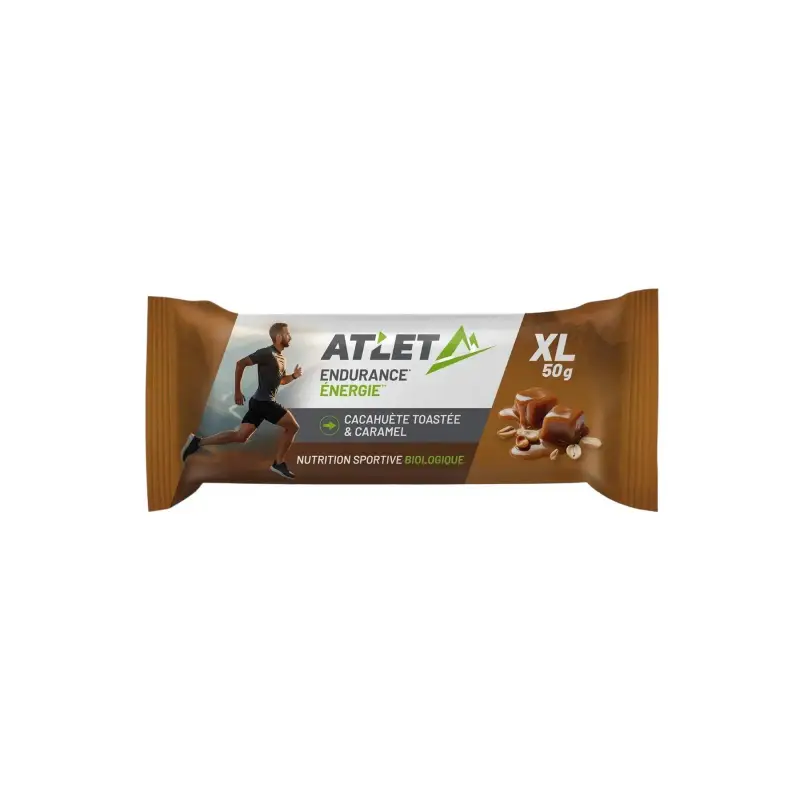 Barre energetica Bio caramello e arachidi tostate ATLET Nutrition