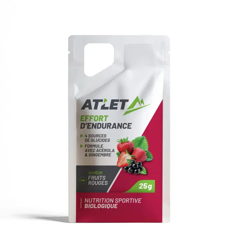 Gel energetico Bio Frutti Rossi ATLET Nutrition