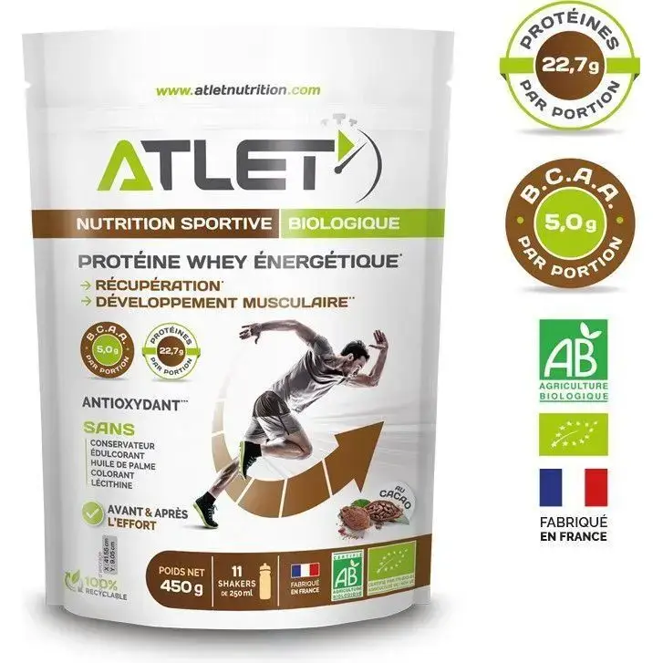 Nutrizione proteica BIO Cacao ATLET Nutrition
