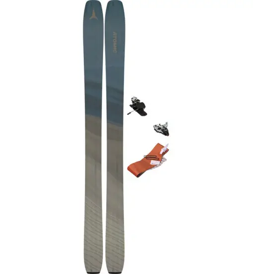 Set Backland 101 W sci da scialpinismo+attacco+pelli Blue