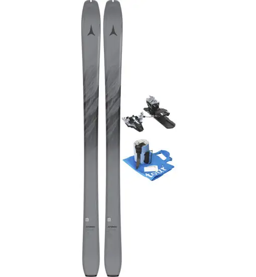 Set Backland 85 sci da scialpinismo+attacco+pelli Grey