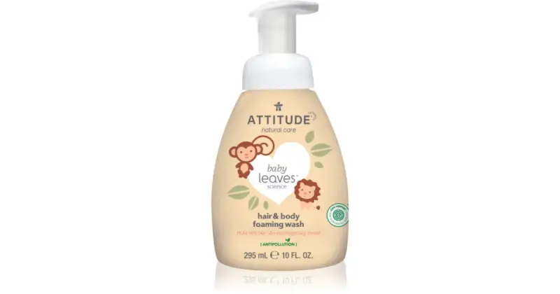 Baby Leaves Nettare di pera mousse detergente 2 in 1 per bambini 295 ml