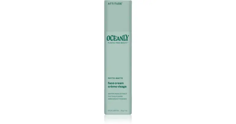 Oceanly Crema viso solida opacizzante per pelli miste 30 g