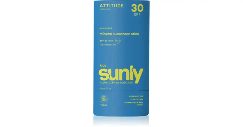 Sunly Stick crema abbronzante minerale in bastoncino per bambini SPF 30 60 g