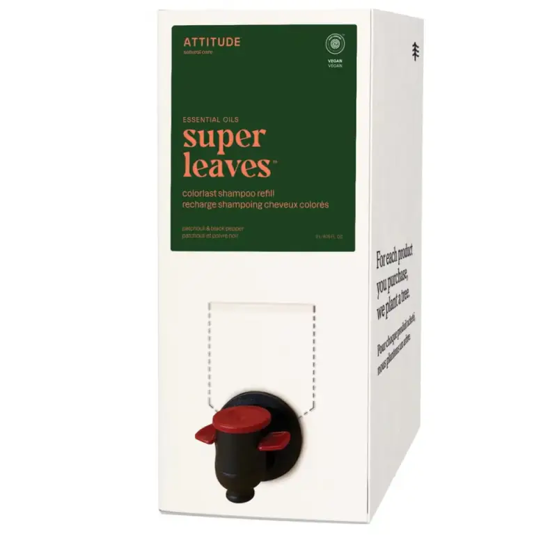 Super Leaves Colorlast Shampoo Patchouli & Pepe Nero Ricarica da 2 Litri