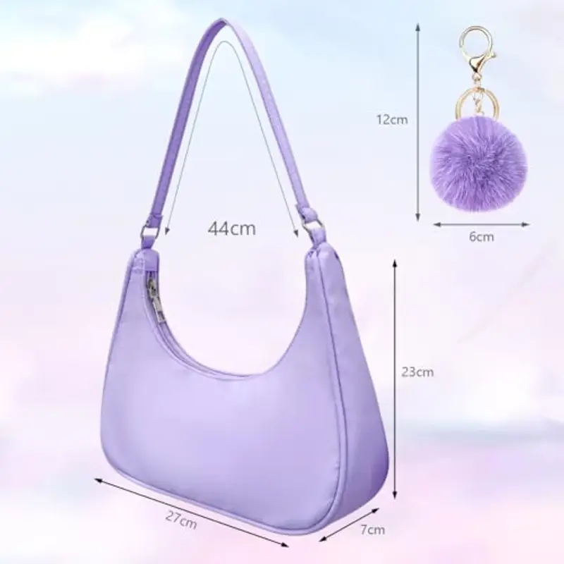 Aucuu Borsa a tracolla Donna Viola 1597595 miniatura 2