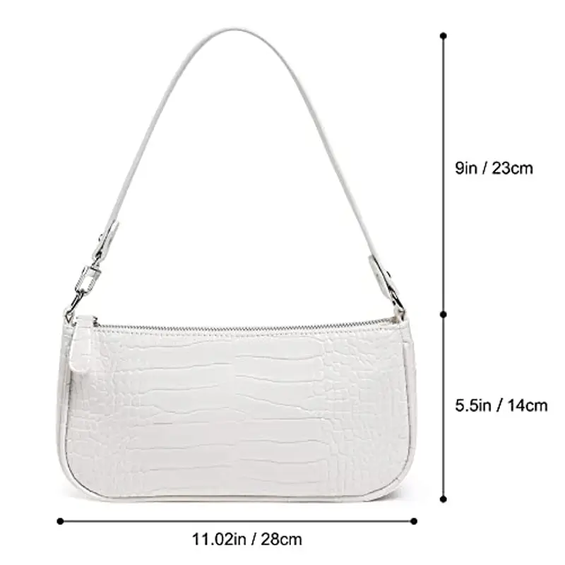 Aucuu Borsa a tracolla Donna Bianco 1387313 miniatura 2