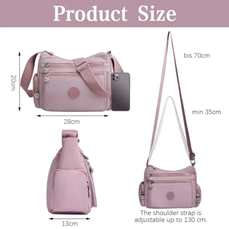 Aucuu Borsa a tracolla Donna Viola 2005678 miniatura 2