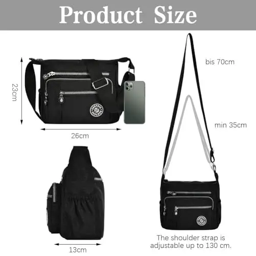 Aucuu Borsa a spalla Donna Argento 3017633 miniatura 2